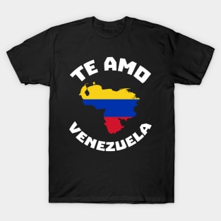 I Love VZLA - Venezuela Heart Flag T-Shirt T-Shirt